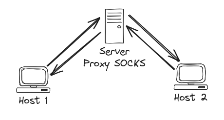 Schéma d'un proxy SOCKS